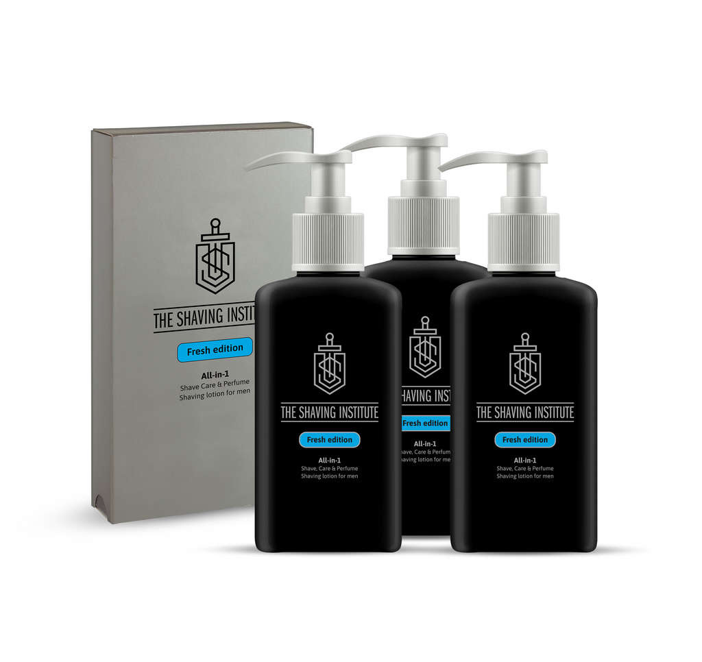 3x Scheer & Verzorgingslotion Fresh edition 80ml